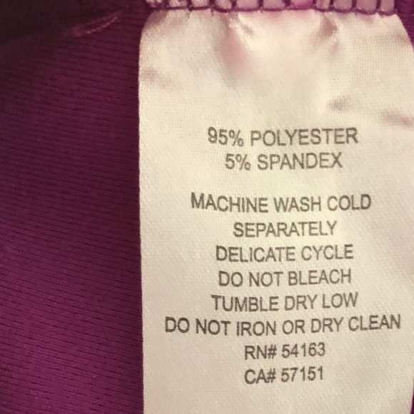 Calvin Klein Performance- Full Zip- Sweatshirt-Purple- Size Small - Picture 9 of 9